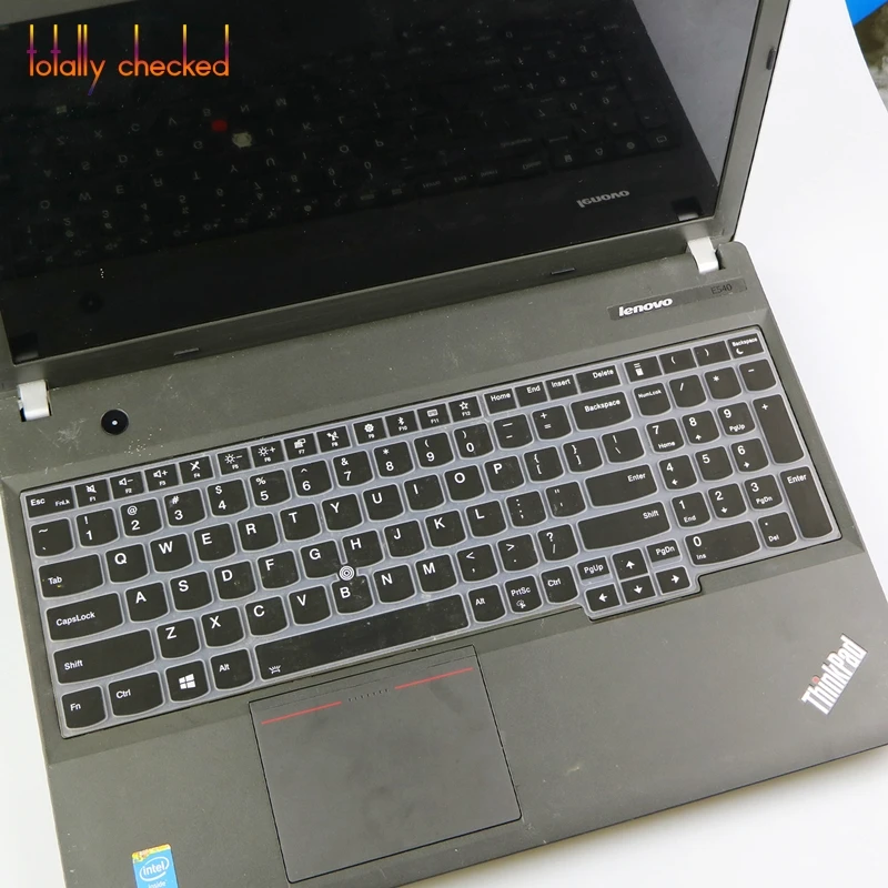 Обложка клавиатуры для ноутбука Защитная пленка для lenovo ThinkPad P51s P52 P52s E580 E590 E595 L590/ThinkPad T570 T575 T580 T590 - Цвет: black