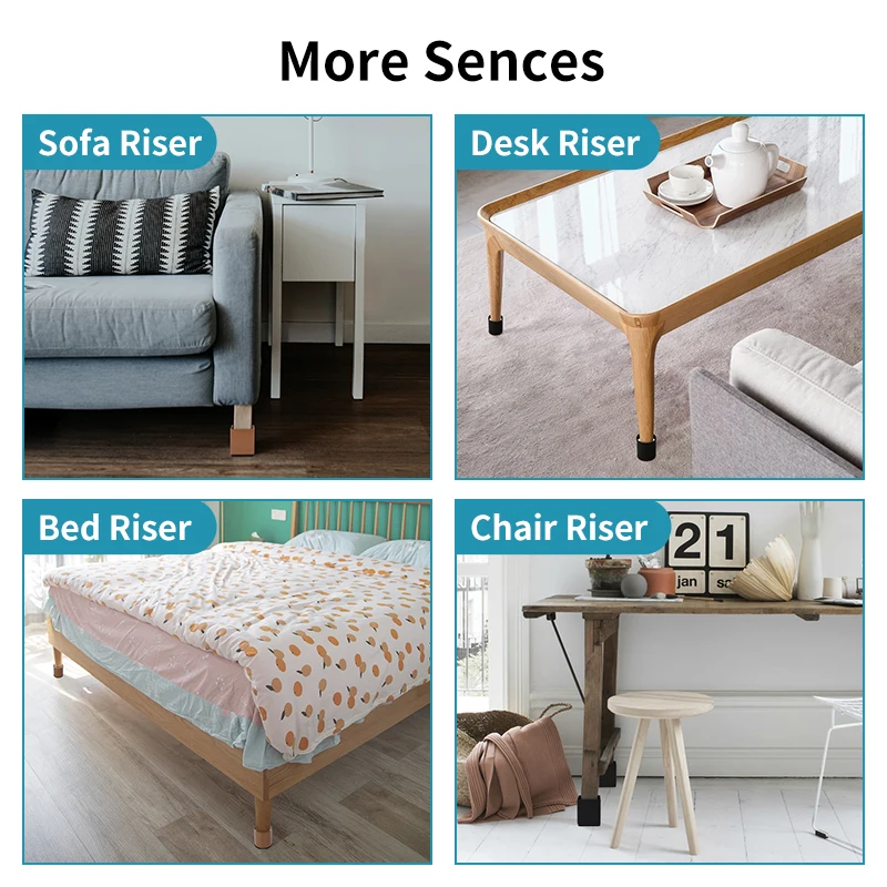 Steel Metal Sofa Table Pad Foot High Legs For Furniture Lifter increase 10cm Sofa Bed Chair Legs Pads Leg Desk Cabinet To Foot