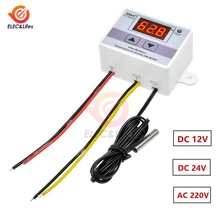 AC110V 220V W3001 XH-W3001 цифровой термостат для контроллер температуры для инкубатора DC 12V 24V терморегулятор тестер температуры