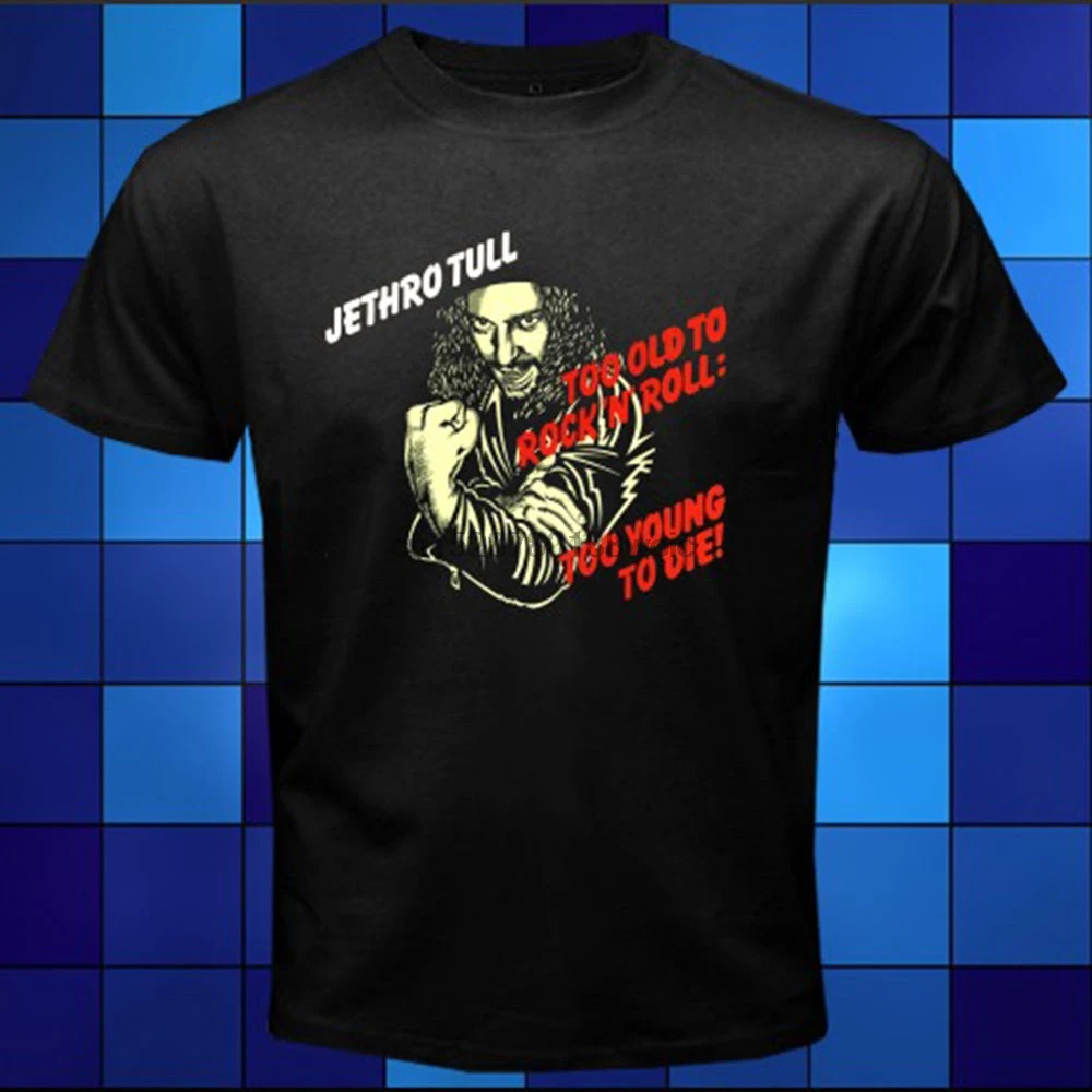 Новая Черная футболка Jethro Tull для рок-н-ролла размер S M L XL 2XL 3XL | Мужская одежда