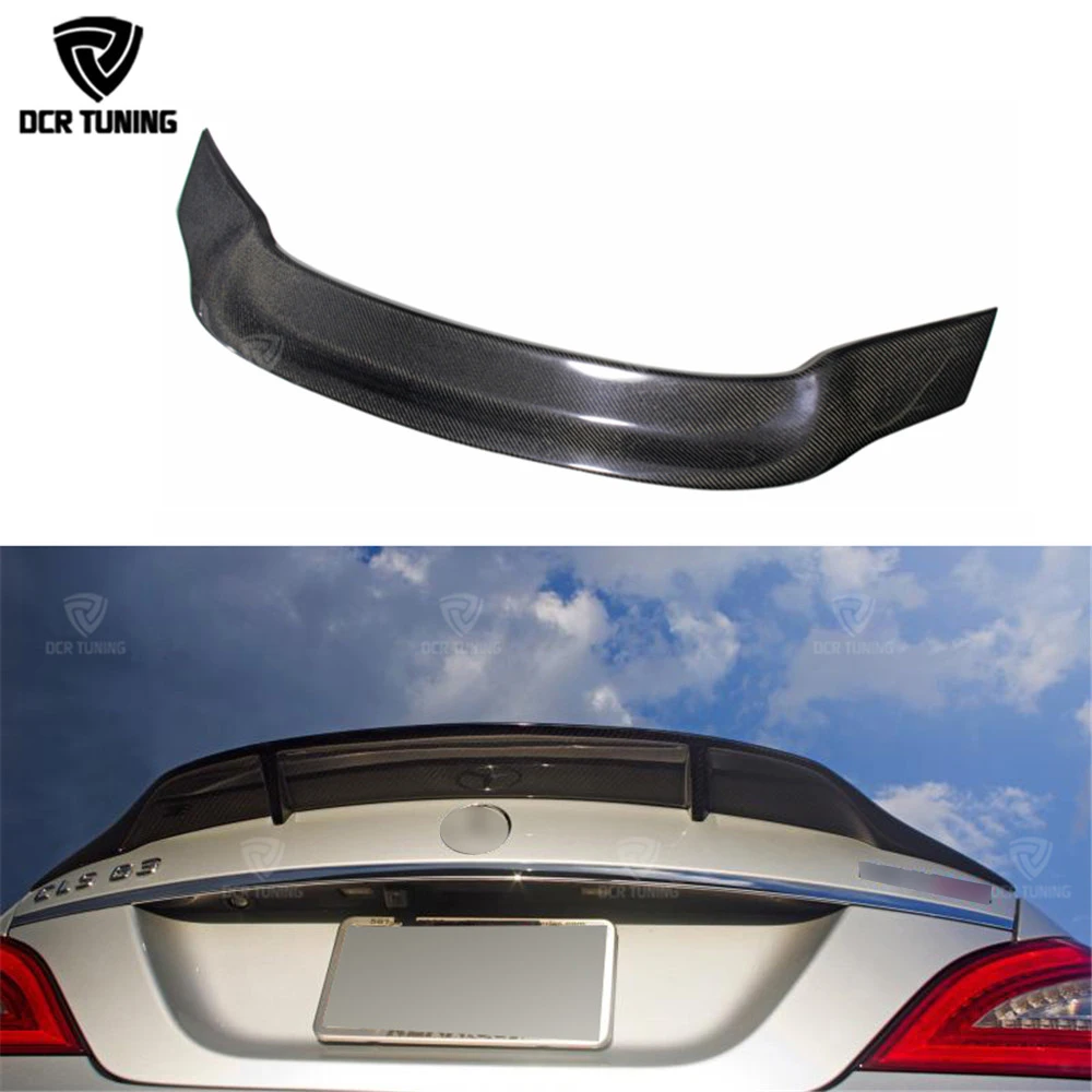 Спойлер Renntech для Mercedes CLS Class W218 спойлер из углеродного волокна заднего багажника