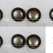 10 шт. 25,4 мм титановая пленка+ шелковая боковая Диафрагма 25 ядерный твитер ремонт голоса