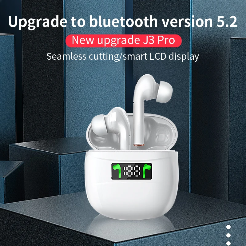 Наушники вкладыши TWS Bluetooth Беспроводной наушники сенсорный Управление 5 2 стерео