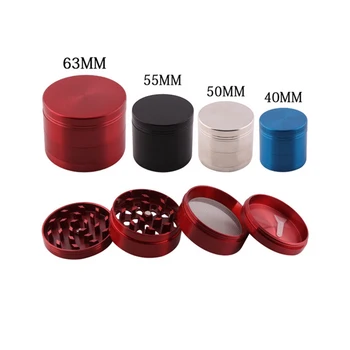 

4-layer Zinc alloy Pollen Sieve Herbal Tobacco Grinder Smoke Grinder Home Life Gadget Manual Grinder