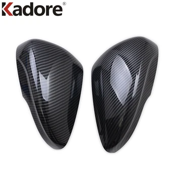 

For Ford Focus 2019 2020 Carbon Fiber Exterior Accessories Rear View Rearview Side Mirror Chrome Trim Car Covers Protector