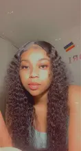 Peluca brasileña de ondas profundas prearrancada, peluca con malla frontal y pelo de bebé, 13x4, para mujeres negras