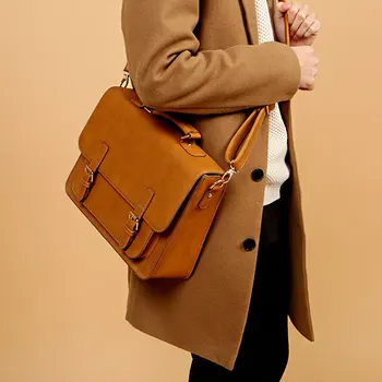 

Men and Women Retro One-shoulder Slanted Hand-held Shoulder