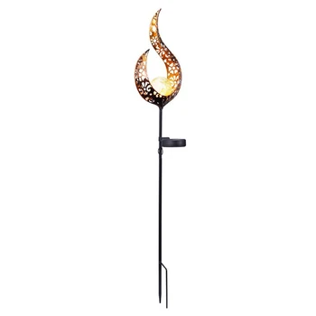 

LED Solar Lights Hollow Out LED Garden Stake Light Waterproof Solar Powered Outdoor Landscape Lights for Pathway Backyard Lamp