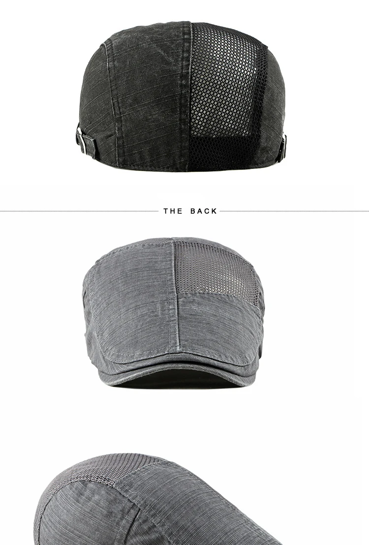Botvela Golf Flat Ivy Cap Men Cotton Newsboy Caps Retro Cabbie Hat Male Gatsby Beret Hats Adjustable Spring Autumn Boina