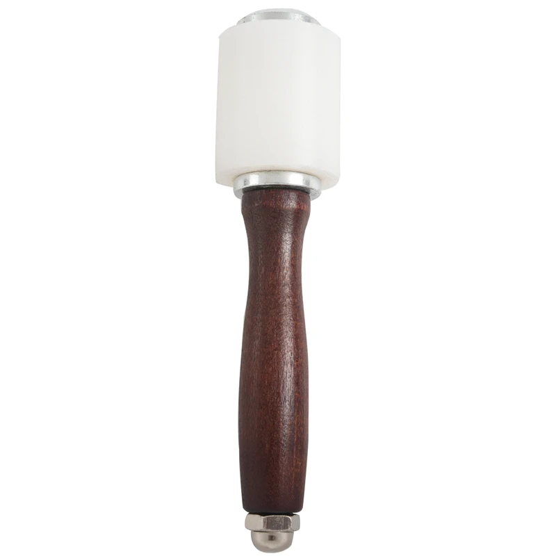 

Nylon Hammer - Leather Carving Hammer Cowhide Sew Hammer with Wooden Handle
