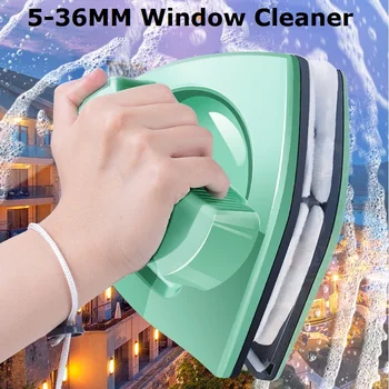 

36MM Magnetic Glass Cleaner Wiper Brush Magnet Double Side Magnetic Window Glass Surface Cleaning Tools Washing Household Glass