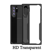 For Samsung Galaxy Note 10 Plus Pro Phone Case Cover Original Clear Silicone TPU Transparent Case for Samsung Galaxy Note 10 +