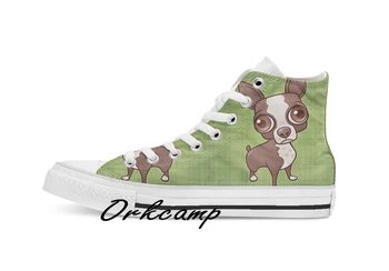 

Zippy Custom Casual High Top lace-up Canvas shoes sneakers Drop shipping
