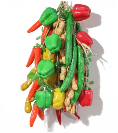 Имитация красного перца, кукурузы, чеснока, арахиса, сеялки, модель овощей, отель, садовый орнамент