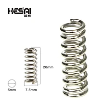 

10PCS/Lot 3D Printer Accessory Feeder Spring For Ultimaker Makerbot Wade Extruder Nickel Plating 1.2mm 20mm