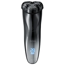 ENCHEN BlackStone3 электрическая бритва 3D «Умная» бритва usb зарядка IPX7 Водонепроницаемая 3 головка ЖК-дисплей для мужчин
