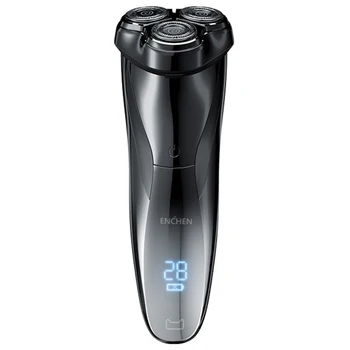 

ENCHEN BlackStone3 Electric Razor Shaver 3D Smart Razor Shaver USB Charging IPX7 Waterproof 3 Head LCD Display for Men Male