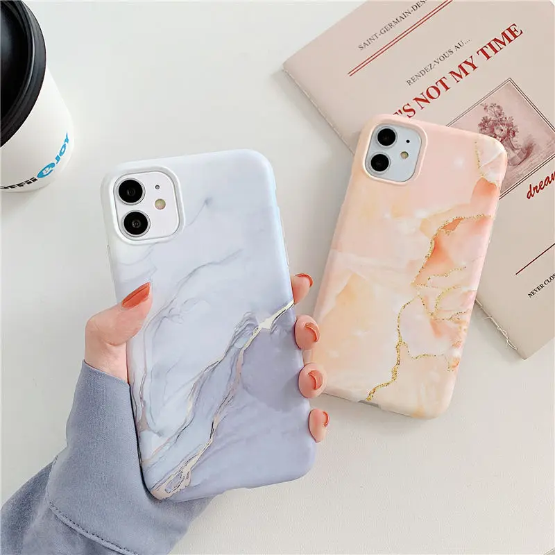 Ретро мраморный чехол для телефона iPhone SE 2020 11 11Pro Max XR XS Max X XS 7 8 Plus мягкая IMD мраморная текстура задняя крышка Капа Couque|Специальные чехлы| | АлиЭкспресс