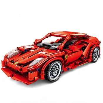 

Technic Super Racing Car Racer Fit Lepining Technic F1 Sports Building Blocks Bricks kids toy Gifts for boys children