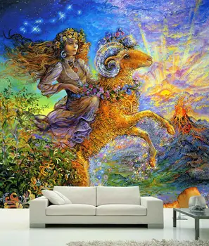 

[Self-Adhesive] 3D Goddess WG315 Wall Paper mural Wall Print Decal Wall Murals Belly