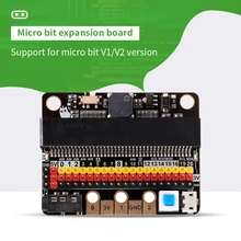 Introdução nova da programação do python do risco do apoio da placa de expansão do micro bit/microbit v2 e módulo do sensor 3-5v