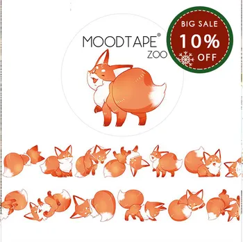 

Moodtape washi tape Little Fox Scrapbooking Album diy handmade decoration sticker masking tape paper