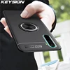 Противоударный чехол KEYSION для Realme XT X X2 5 Pro, Мягкая силиконовая задняя крышка с магнитным кольцом для телефона Realme 6 Q C3 3i 2 Pro X2 Pro ► Фото 1/6