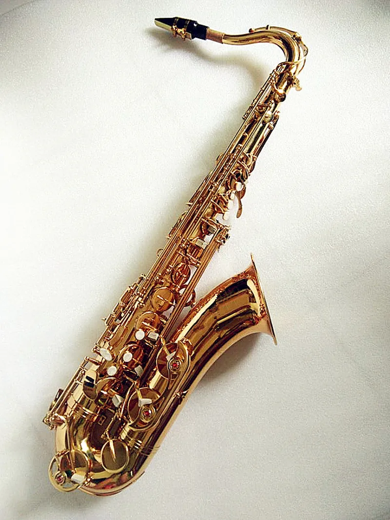 Тенор саксофон Bb модель Sax golden Tenor Saxopfone музыкальные инструменты Идеальная