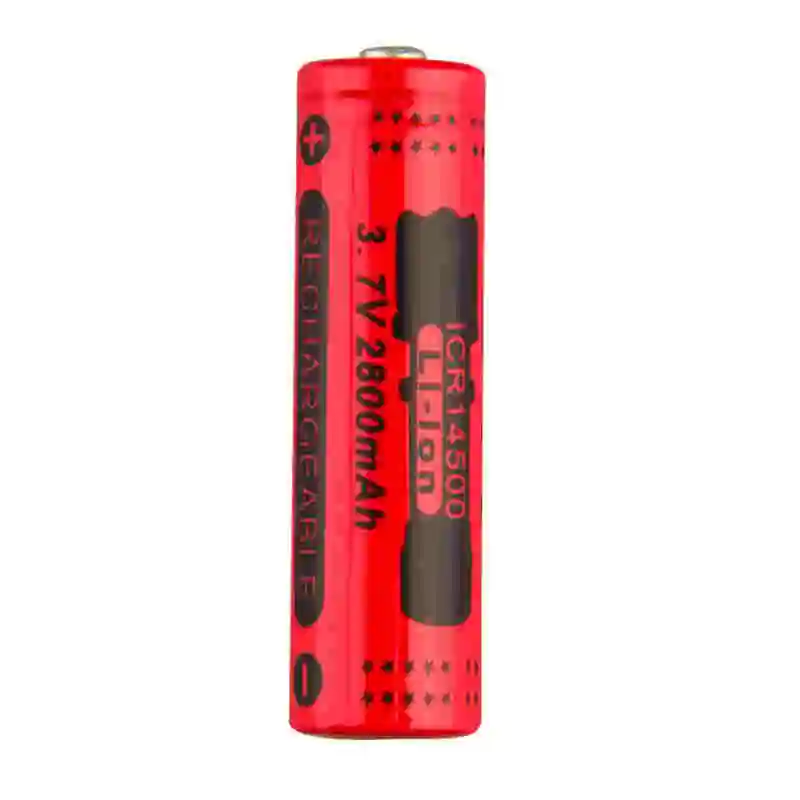 GTF 14500 3,7 V 2800mAh литий-ионная аккумуляторная батарея для светодиодный фонарик налобный фонарь литий-ионные батареи с зарядным устройством Прямая - Цвет: 1pc