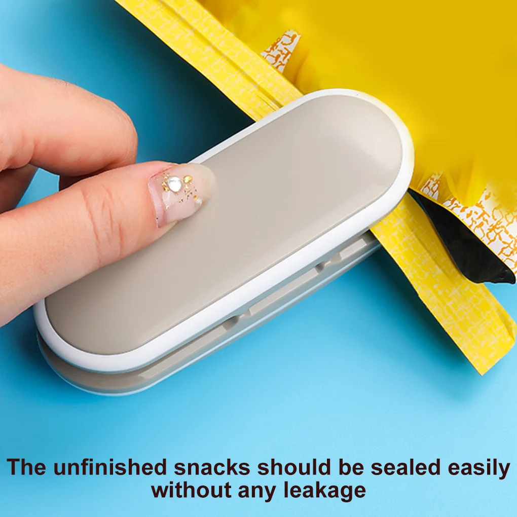 

Mini Portable Handy Package Sealing Machines For Plastic Snacks Bags Heat Sealer Vacuum Resealer Kitchen Storage