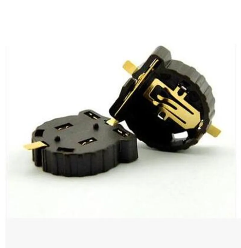10 шт./лот CR1220 CR1225 3V держатель батарейного отсека SMD|Соединители| |