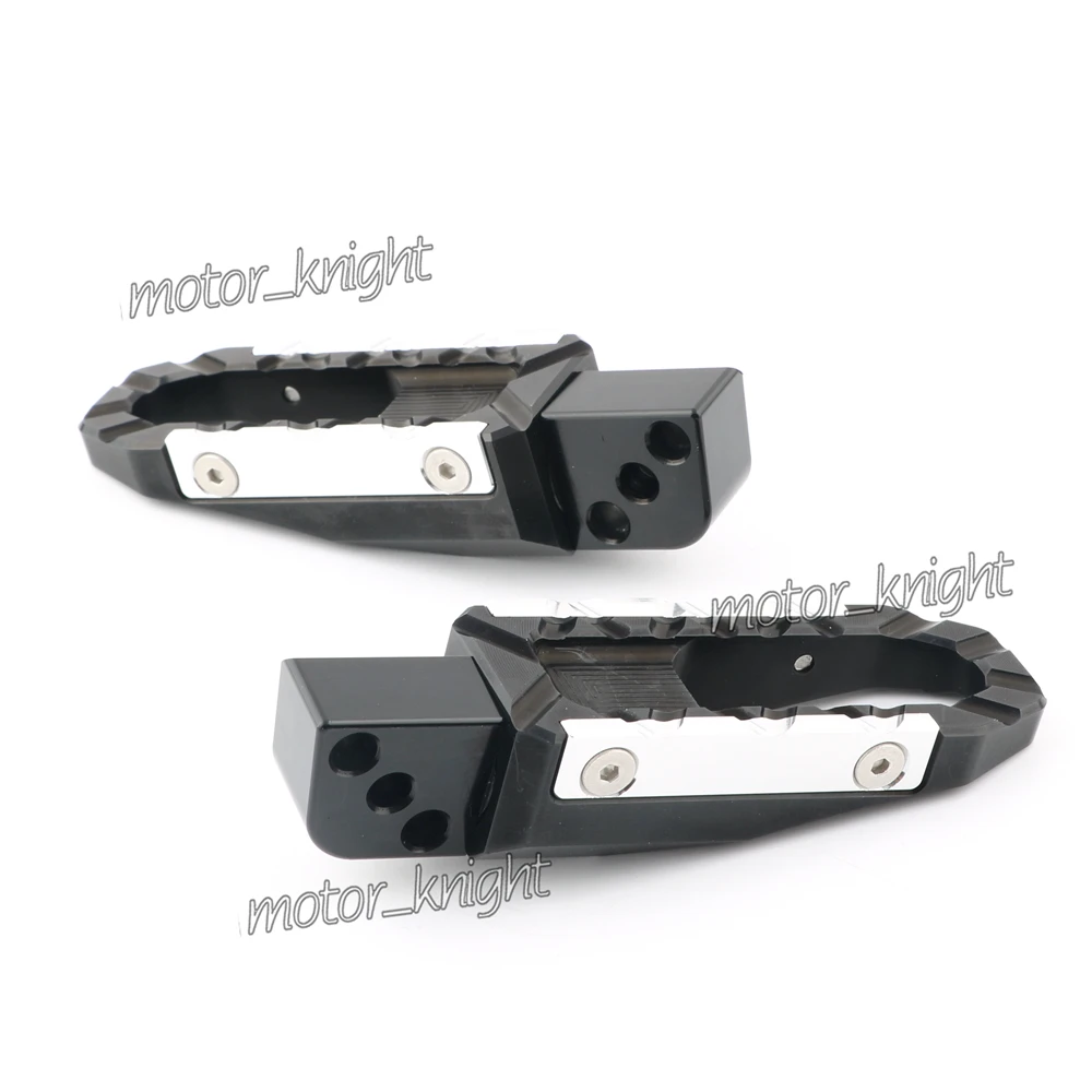 CNC Knurled Passenger Footrests Rear Foot Pegs Pedal For Kawasaki