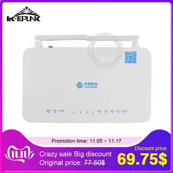 

2PCS original for ZTE ONU F673A GPON English firmware 4GE+1Tel+USB+Wifi With China Mobile Logo Same function as F660 F663N