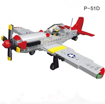 

Technic WW 2 Air force Classic Fighter Model Building Blocks DIY airplane Military Bomber Toys Brick For Children