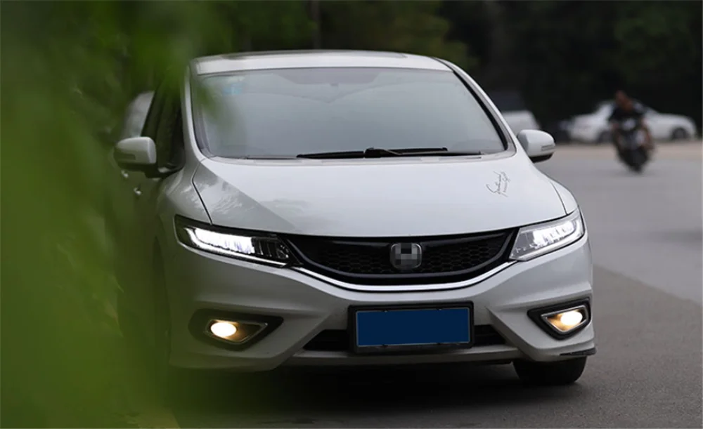 Пара для Honda Jade головной светильник s 2013 Jade светодиодный головной фонарь все светодиодный светильник источник дневные ходовые огни динамический поворот