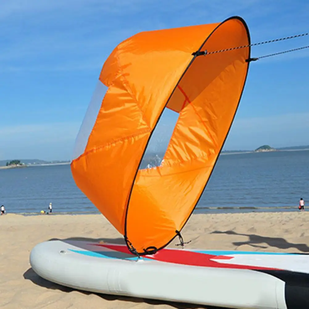 KayakSailPremiumFoldableSimpletoUseDurableDownwindSailKitforExpeditionBoatWind