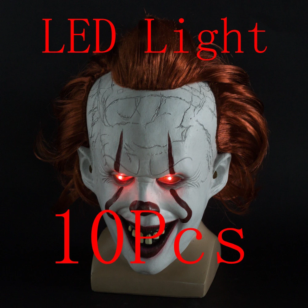 2019 Joker Pennywise 10 шт. маска Stephen King It глава 2 для взрослых детей страшный Косплей