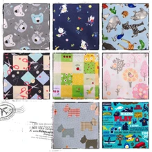 Половина цены, мультфильм, специальная ткань, специальная ткань, японский, корейский, американский, чистый хлопок, простая ткань