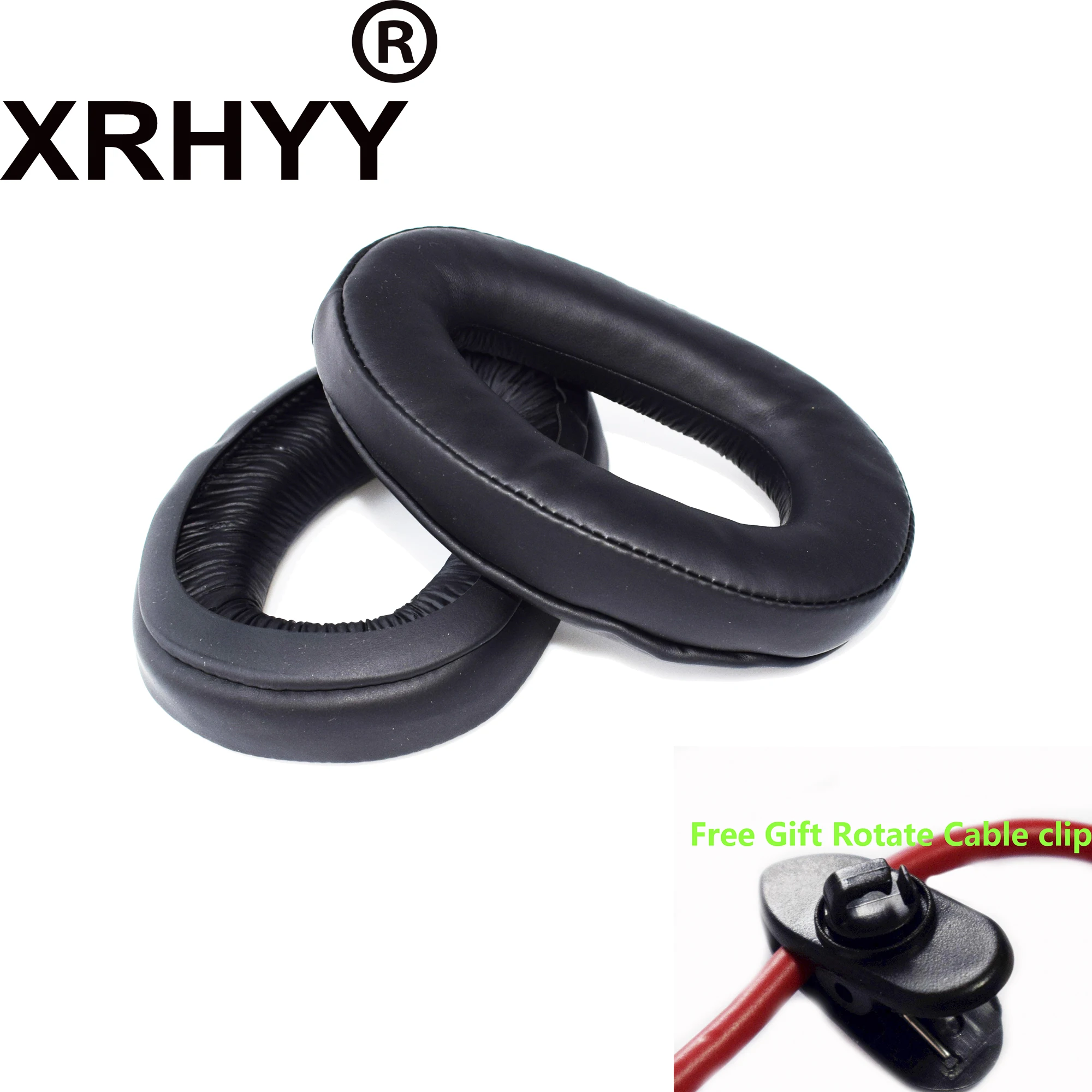 Фото Сменные амбушюры XRHYY, накладки для наушников Sennheiser GSP300 GSP301 GSP302 GSP303 GSP350, игровая гарнитура, черный цвет №1