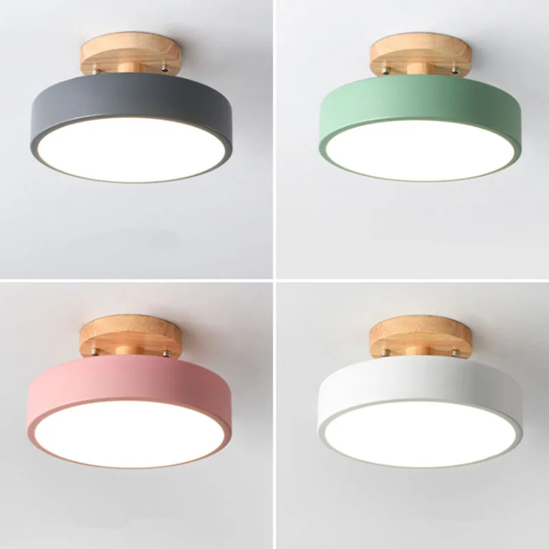 

Ceiling Lights Modern Led Nordic Wood Lighting Fixture Indoor Luminaire Kitchen Living Bedroom Bathroom Lights Home Decor Lamps