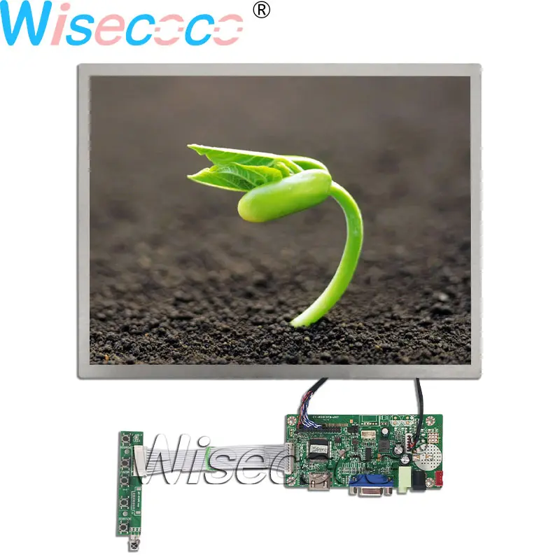 Wisecoco 15 0 дюймов 1024 × 768 IPS ЖК-экран 20 контактов LVDS с плата драйвера наушников VGA M150GNN2