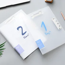 Креативные канцелярские товары Двойной крепкий зажим ПП папка горизонтальная А3 Вертикальная А4 бумажные зажимы офисная папка для документов студенческий буфер обмена