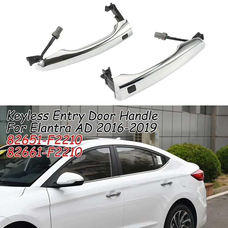 Car Outside Door Handle Replacement, for Hyundai Elantra AD 2016 2019