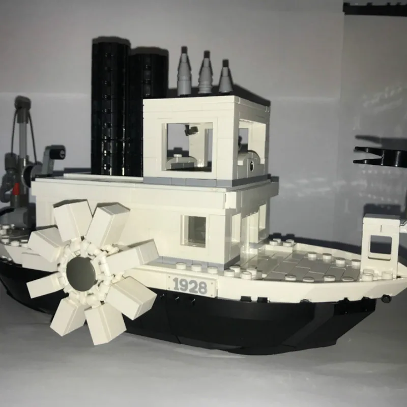 

3025 842pcs Movie series steamship assembly building blocks puzzle children eductional model toys gift