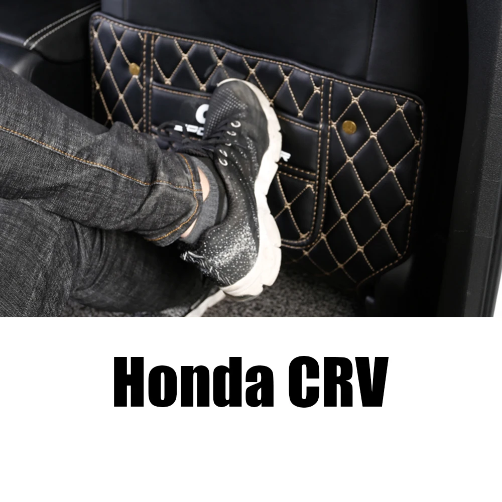 Для Honda CRV CR-V автомобильное заднее сиденье анти-кик накладка задние сиденья Крышка подлокотник защитный коврик автомобильные аксессуары