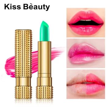 

Aloe Vera Waterproof Matt Lipstick Color Changing Lipsticks Matte For Women Liptint Set Lip gloss Base Pigment Maquillaje Mujer