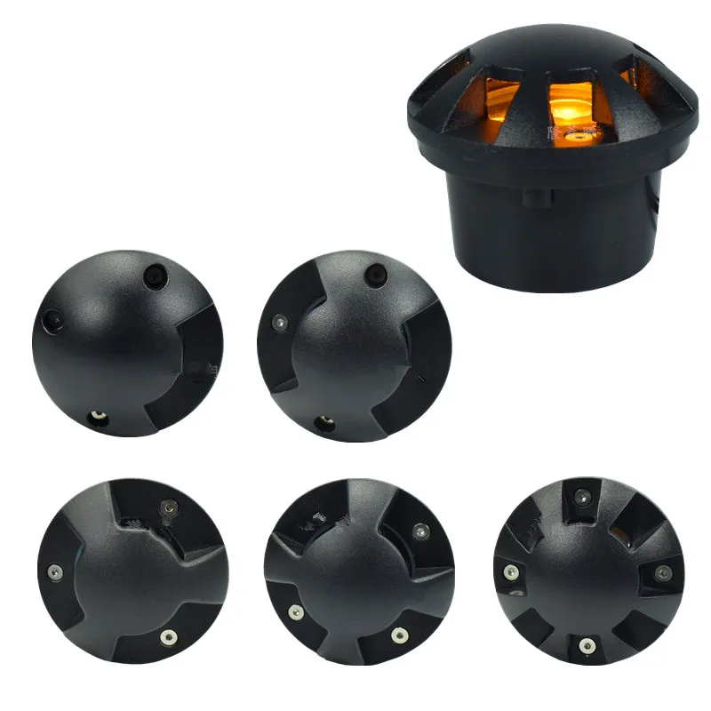 Светодиодная подземная лампа 12 В RGB 9 Вт Встраиваемый светодиодный настенный