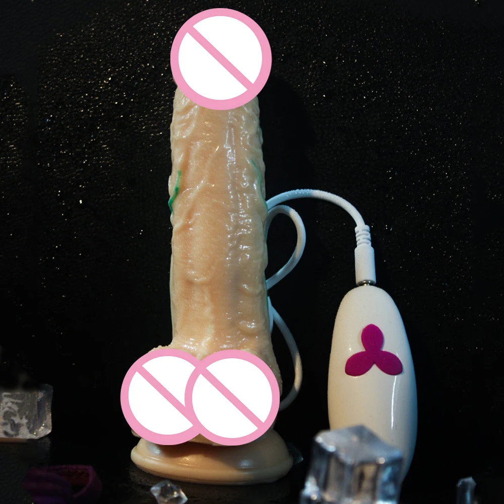 Heating Penis For Women Big Dildos Strong Vibrator Vagina G-spot Anal Pluy Adults Sex Toys Realistic Dildo Penis Cheap Sex- Toy