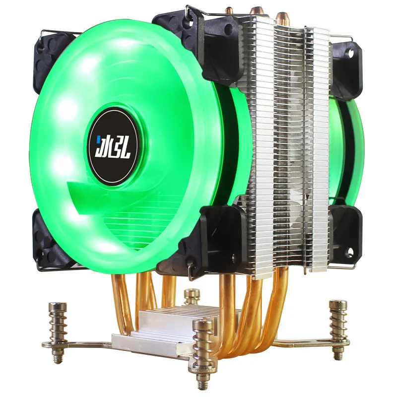 Cooler para Cpu Sistema de Dissipação de Calor Pinos Led Rgb sem Pwm 12v Ventiladores de Refrigeração para Intel X79 X99 X299 Lga2011 e 2011-v3 Ventiladores e resfriadores - Imagem 4