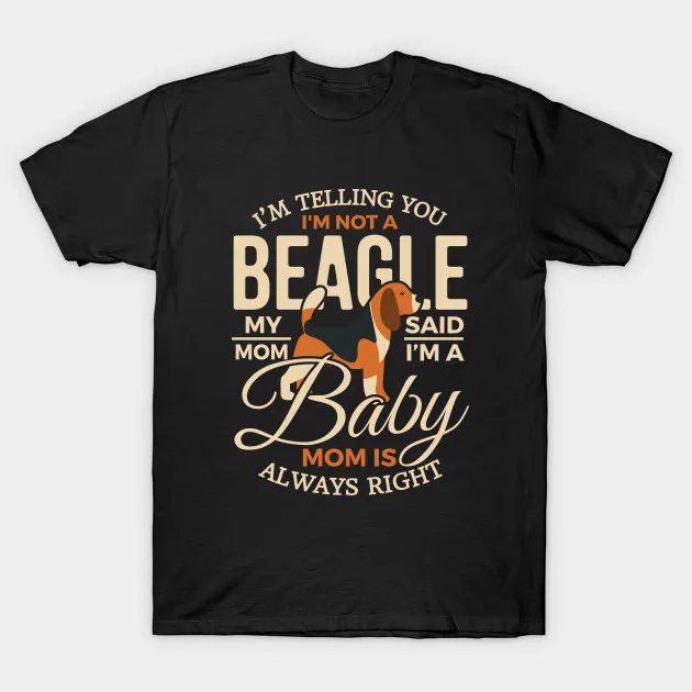 Мужская футболка Beagle Talking You I'm Not A подарок для забавной собаки женская | одежда